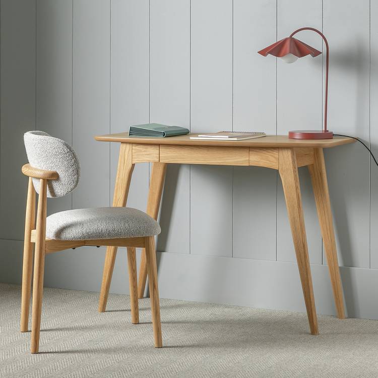 Habitat Fenly Console Oak Veneer Desk - Natural