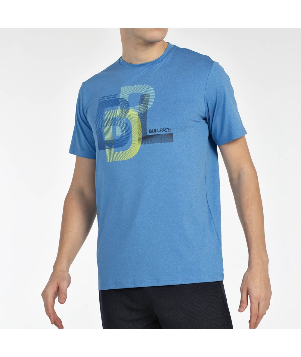 CAMISETA BULLPADEL BEBAS AZUL ATOMICO VIGORE