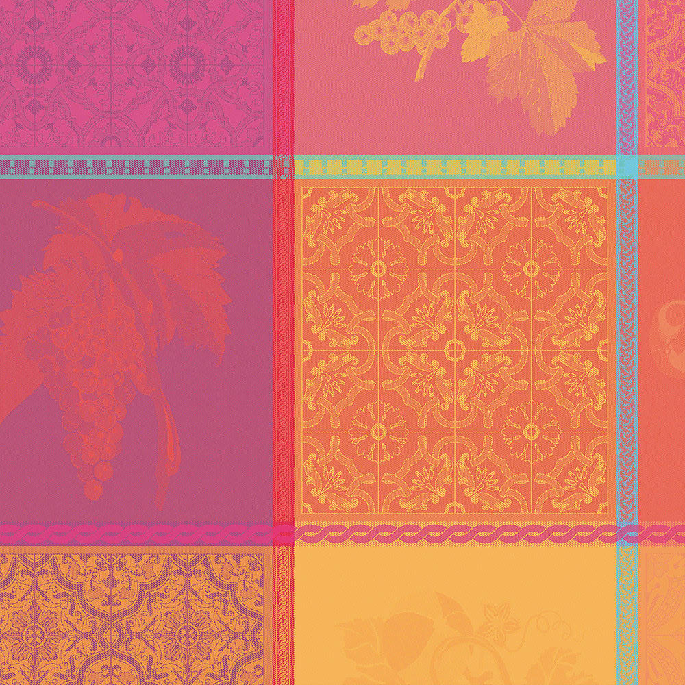 MILLE TUTTI FRUTTI SMOOTHIE - Serviette  pur coton multicolore 55x55