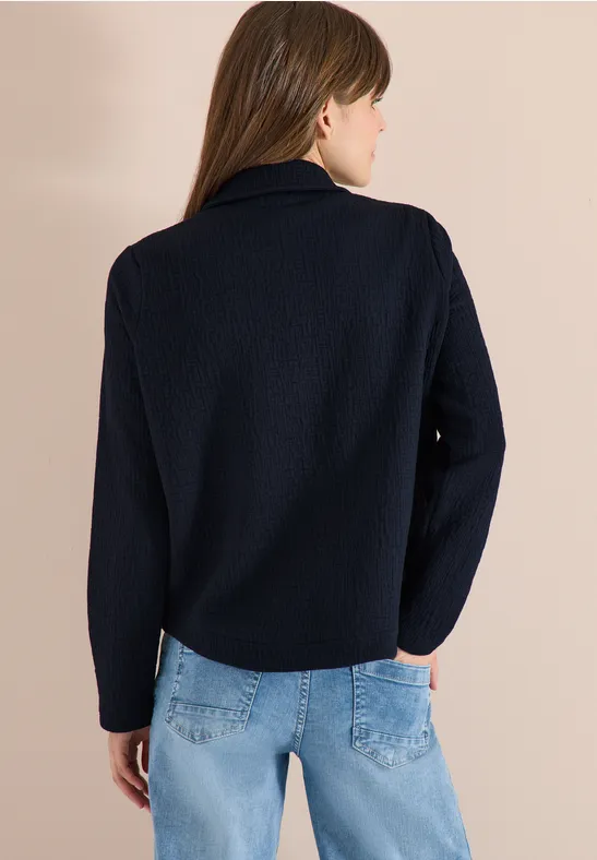 Overshirt mit Brusttaschen und Struktur