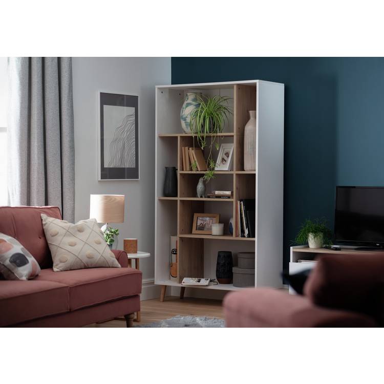 Habitat Skandi Wide Shelving Unit - Grey