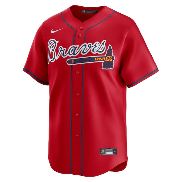 Ronald Acuña Jr. Atlanta Braves Nike Alternate Limited Player Jersey – Red