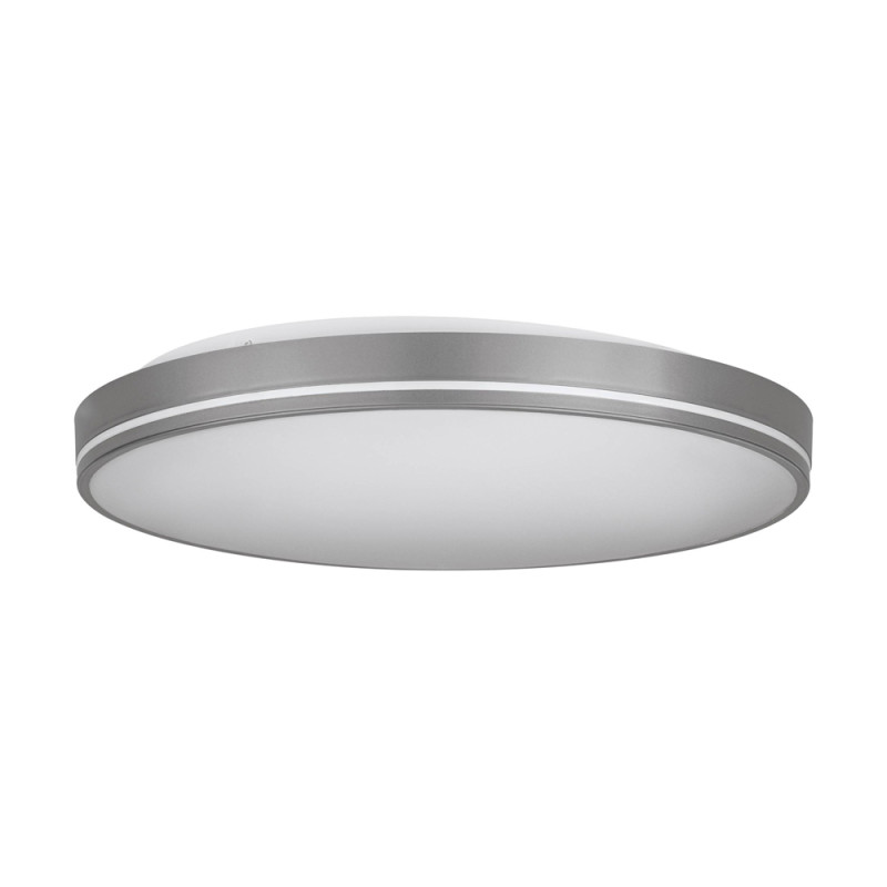 Plafonnier LED Orotava gris et blanc dimmable Ø 39,5 cm 2 x 11 W EGLO