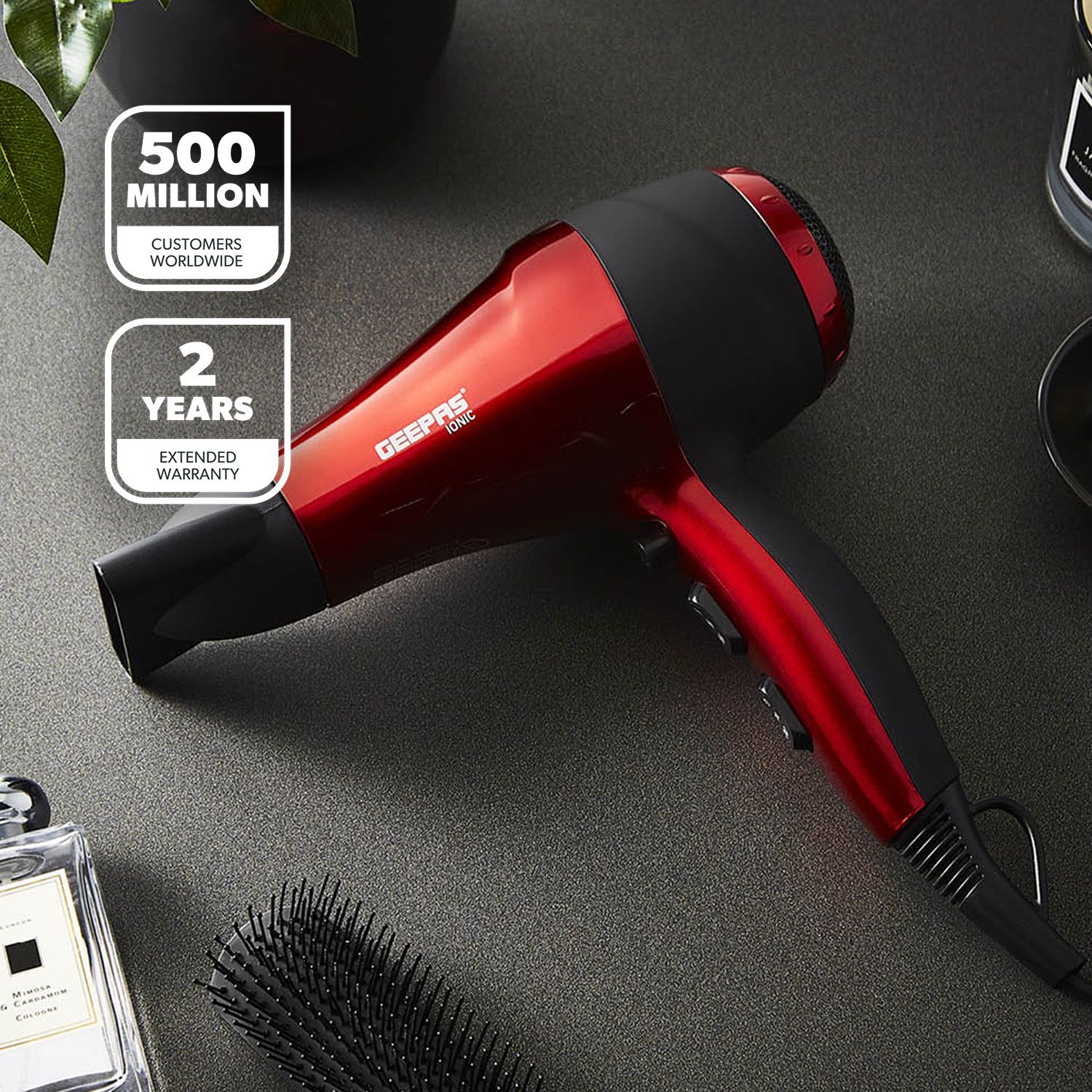 Geepas 2000W Hair Dryer 2 Speed and 3 Heat Settings