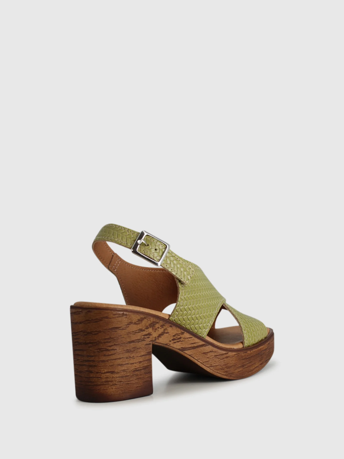 Sandálias de Plataforma em Verde