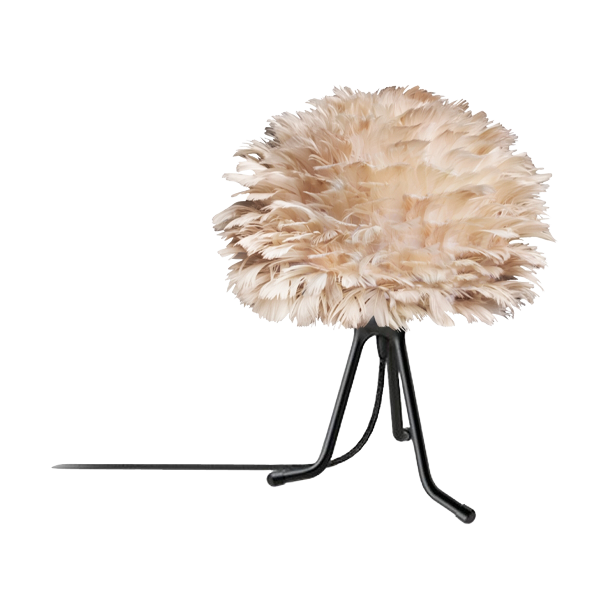 Umage Eos Micro tafellamp light brown - verstelbare standaard zwart - 22