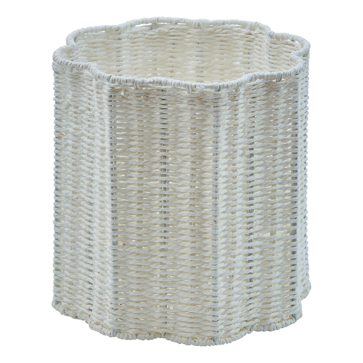 Cesto BLOOMY branco em corda 31cm