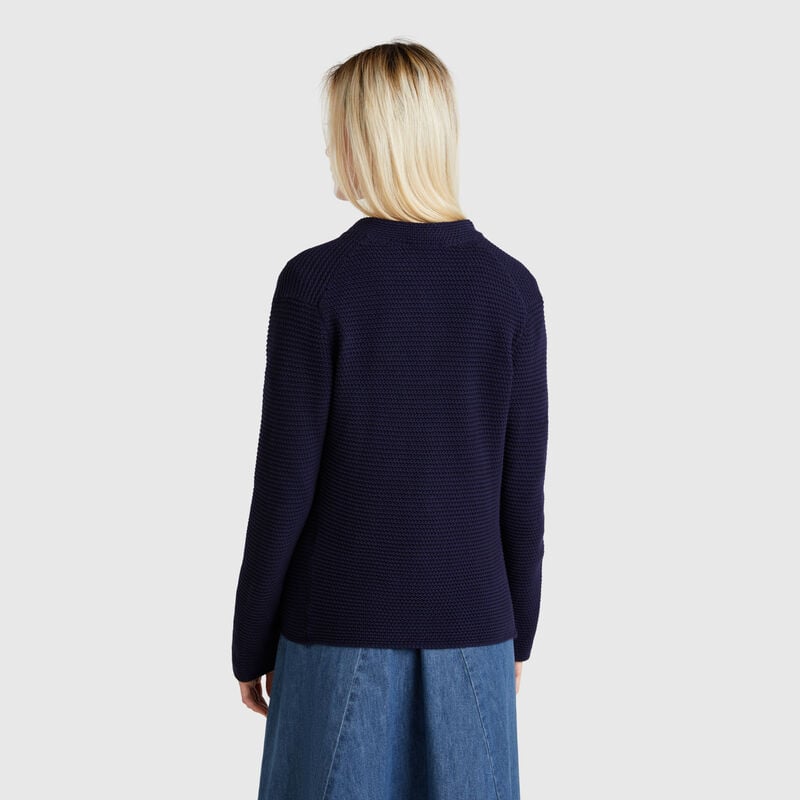 100% cotton knit jacket