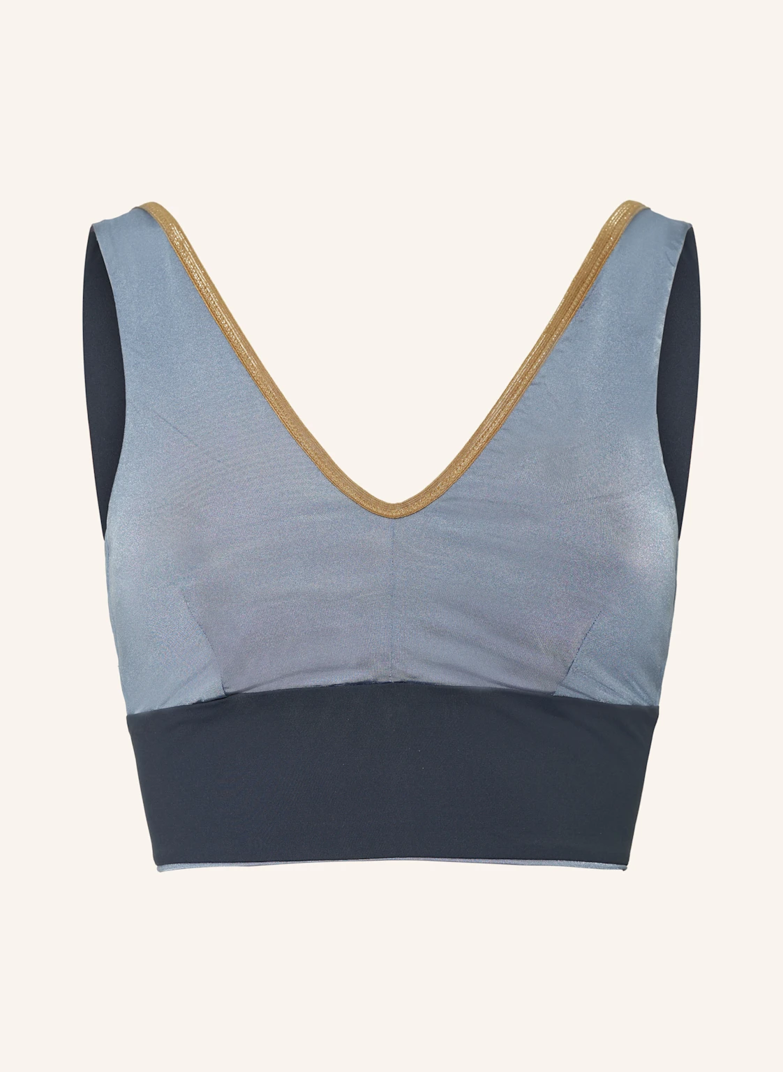 MYMARINI Bustier-Bikini-Top YOGA TOP SHINE zum Wenden