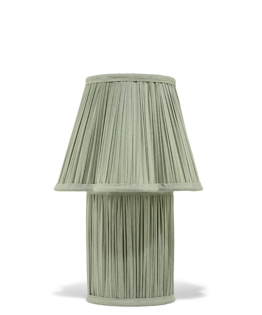 Doing Goods Myra Lamp Saliegroen - Klein 14 x 30 x 36 cm - Zijde/ Viscose