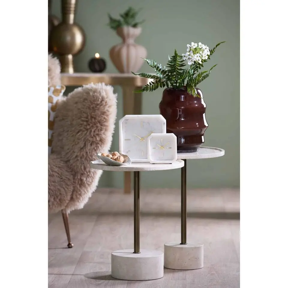 Bijzettafel Civita - Bruin - &Oslash;37x49cm