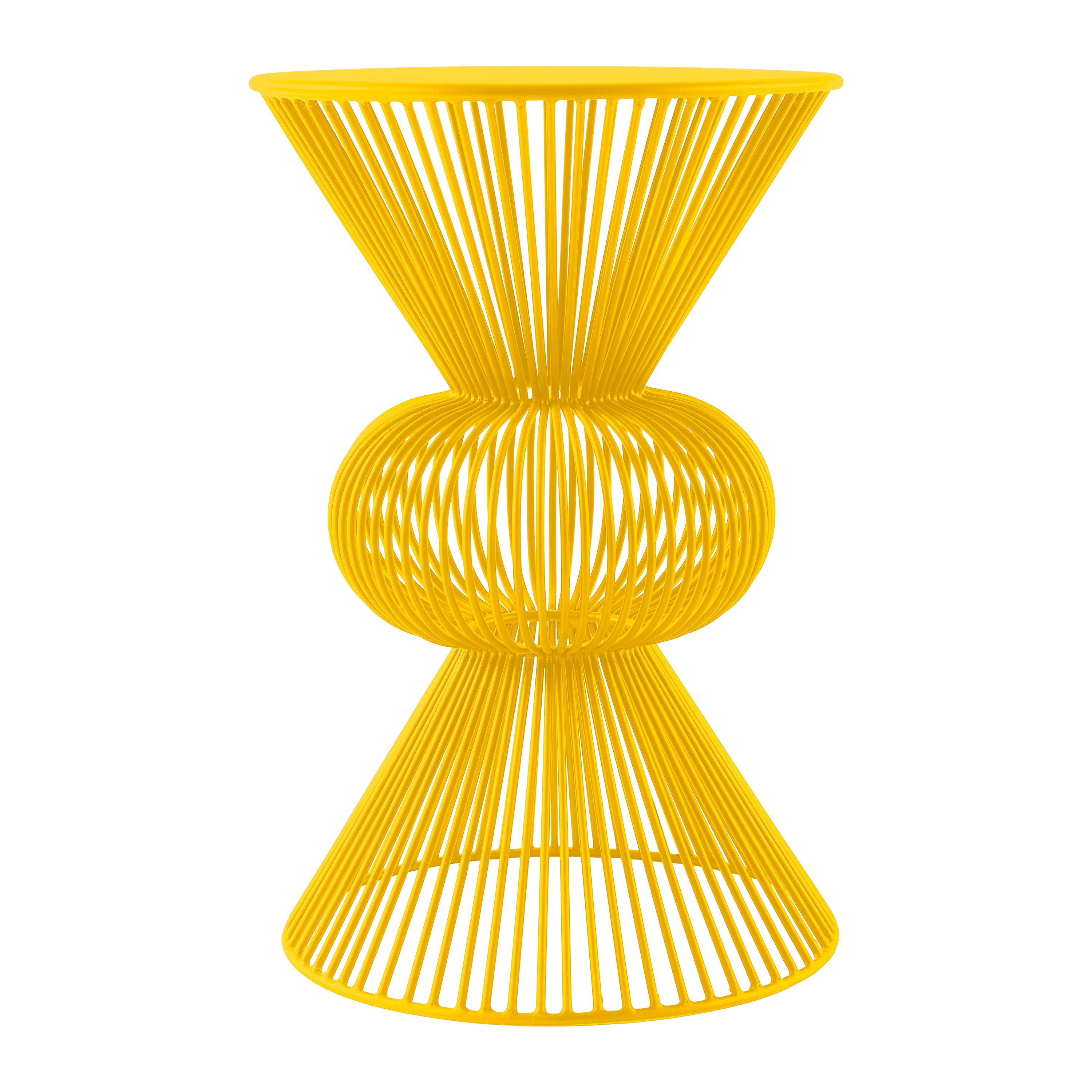 POLSPOTTEN Wired Bijzettafel - Yellow