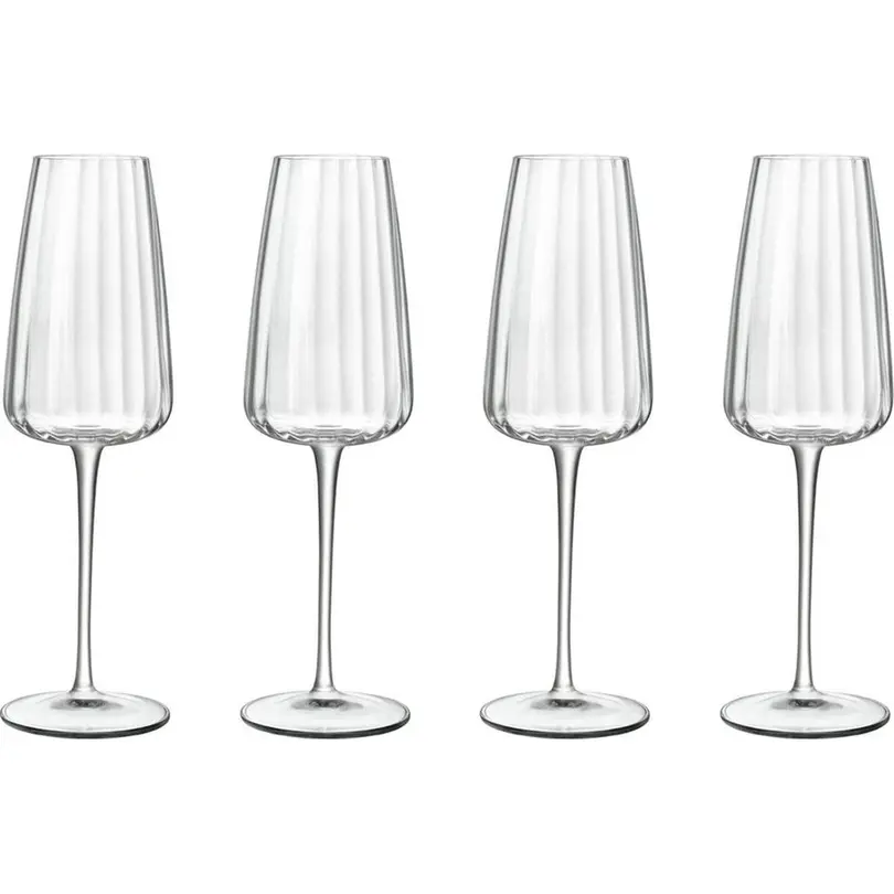 Sektglas 4er-Set Optica
