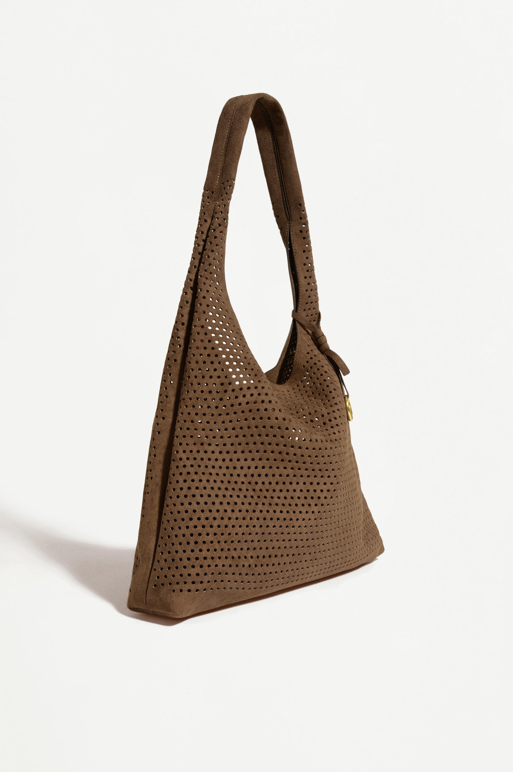 Bolso shopper efecto ante troquelado