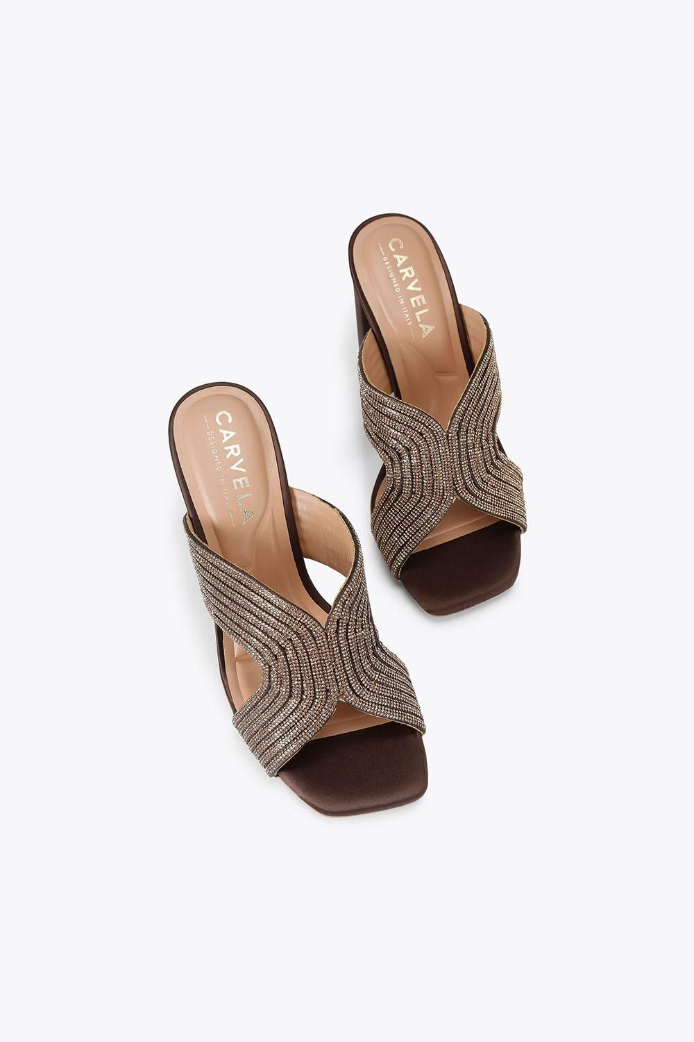 Carvela Paparazzi Block' Fabric Heels