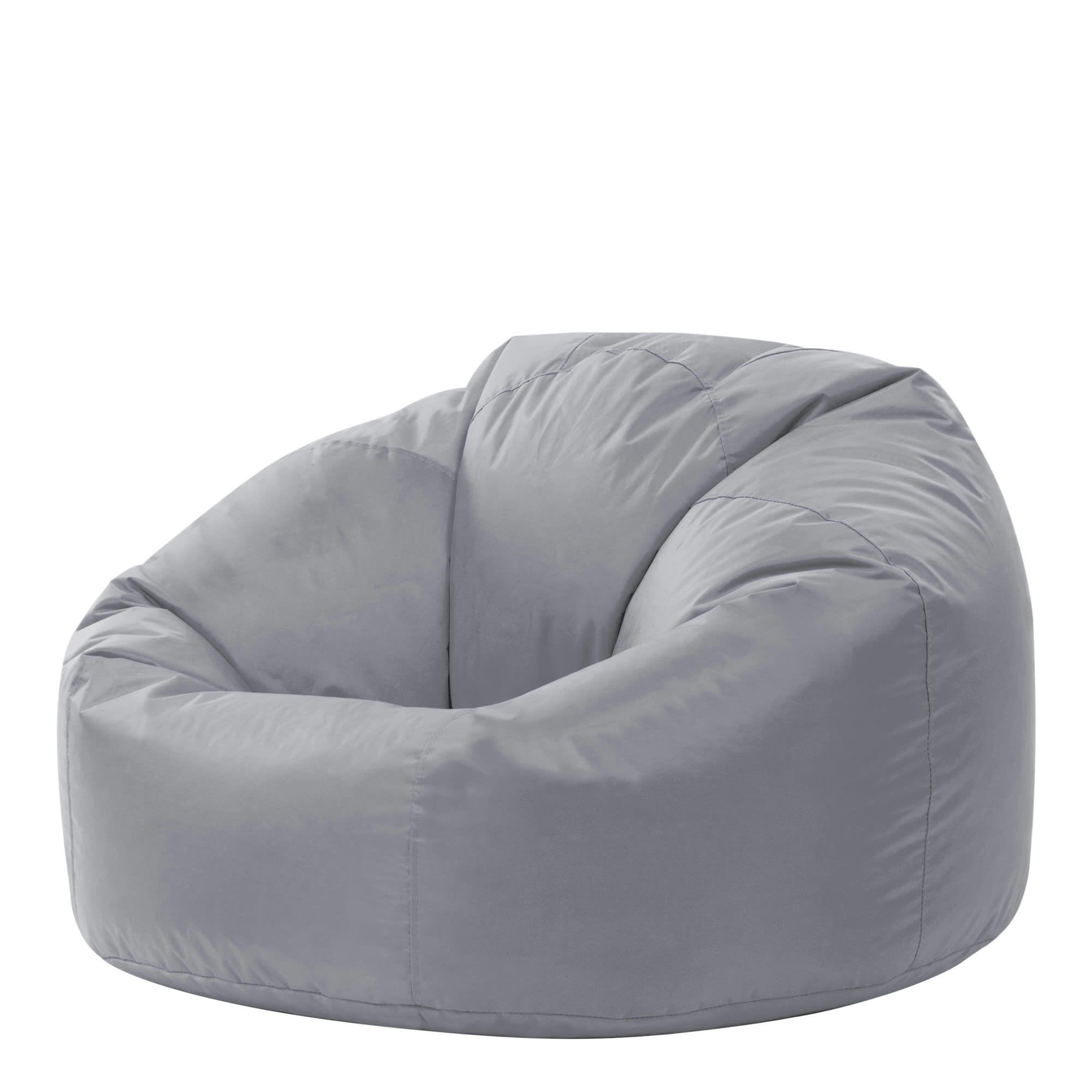 - Pouf extérieur gris clair