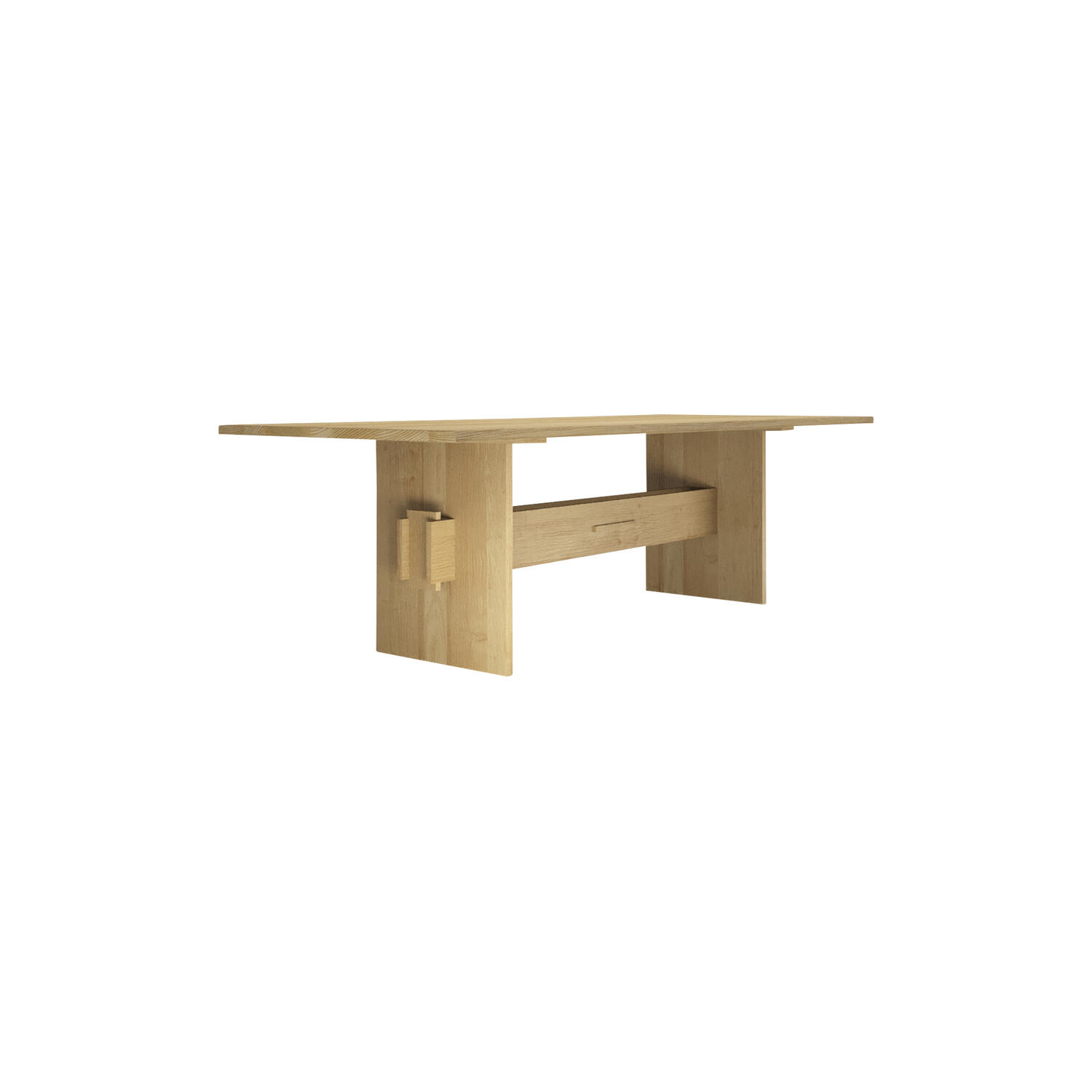 JEPPE UTZON TABLE #2, soap treated oak