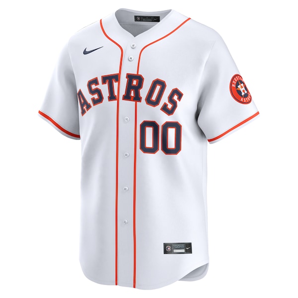Houston Astros Nike Youth Home Custom Limited Jersey - White