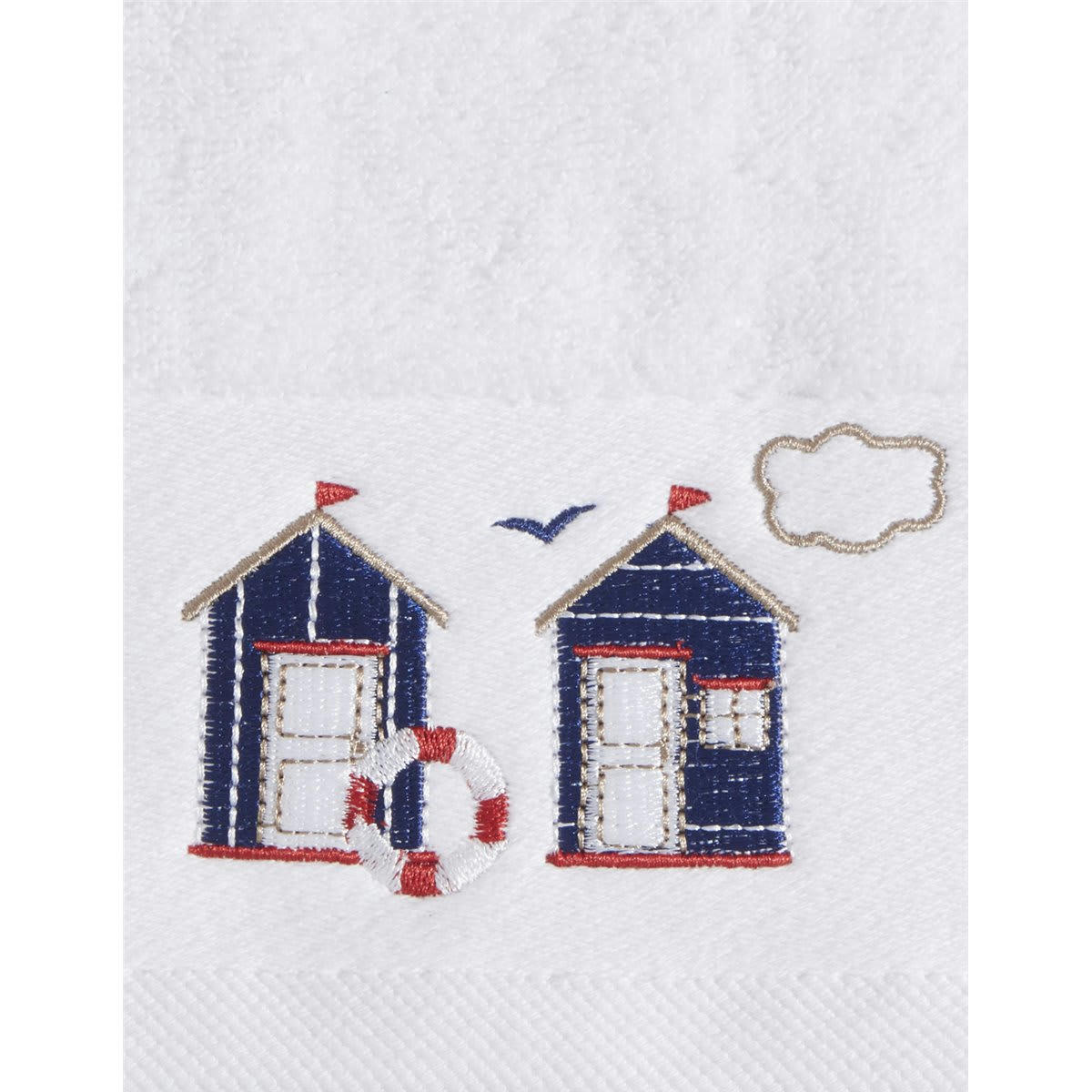 CABINE 21 - Serviette de toilette  blanc 50x100 cm