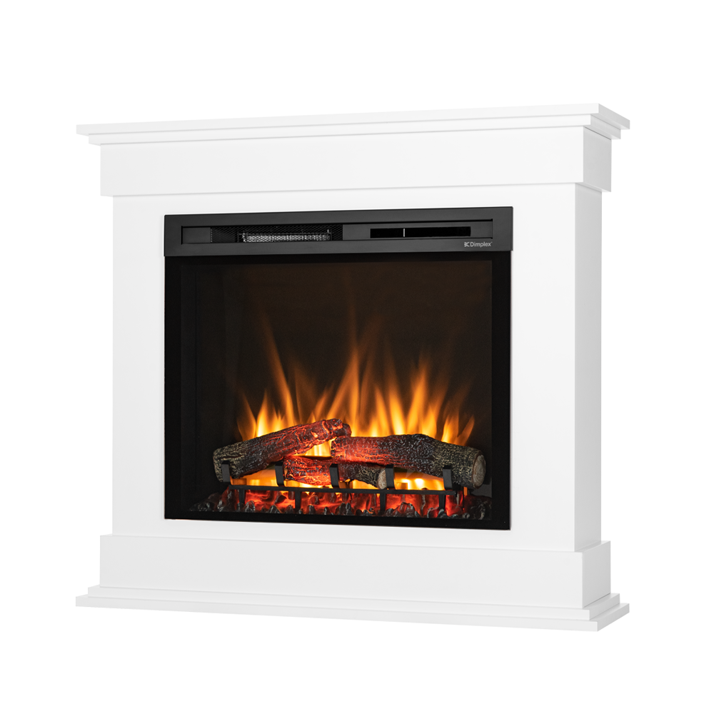 Kominek elektryczny ścienny 28" XHD 1400W LED biały Warmtec Lenox