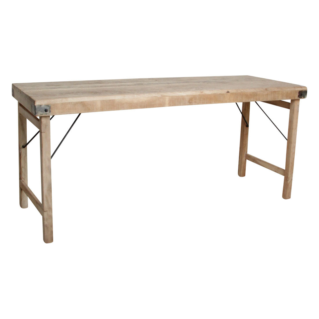 Raw materials inklapbare tafel Limewash - naturel - 172x60x76 cm
