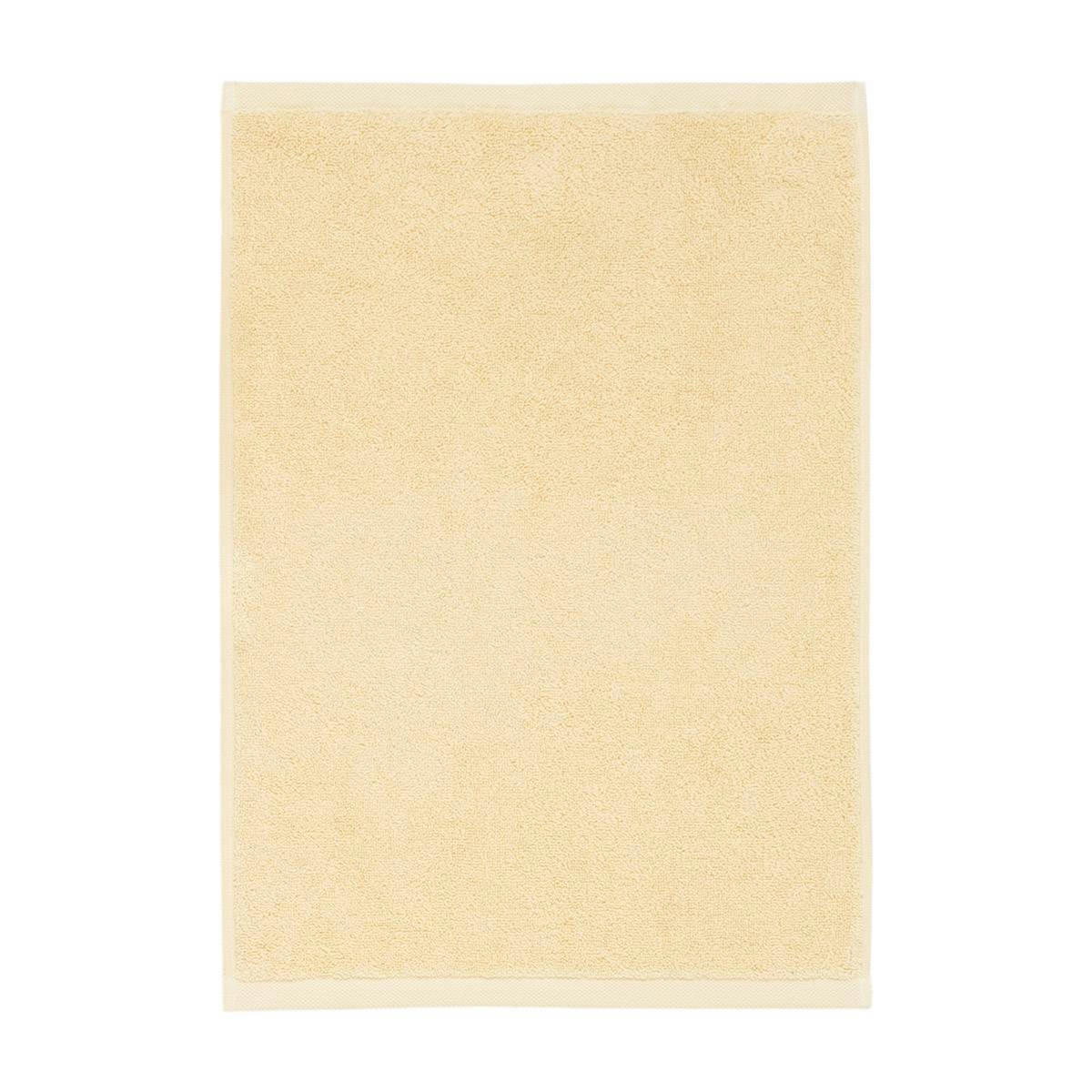 MA DOUCE - Serviette de bain en  coton jaune 40 x 60 cm