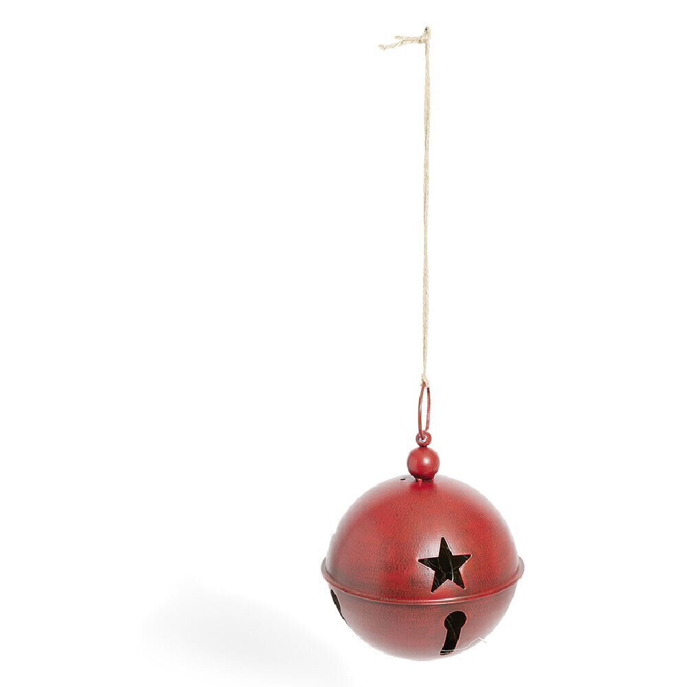 Grelot lumineux à suspendre rouge Ø21cm