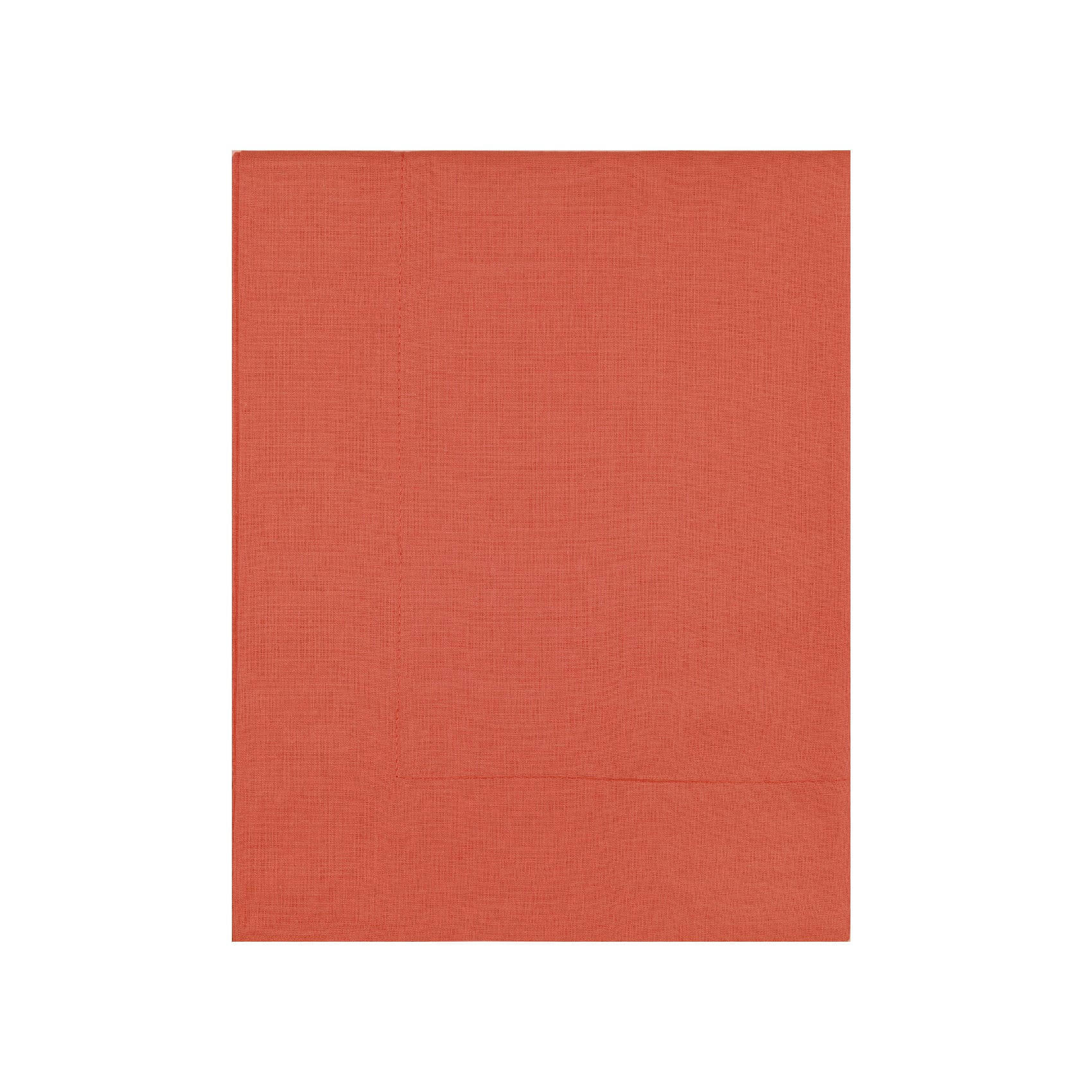 - Taie de traversin en 100% coton orange 43x185 cm