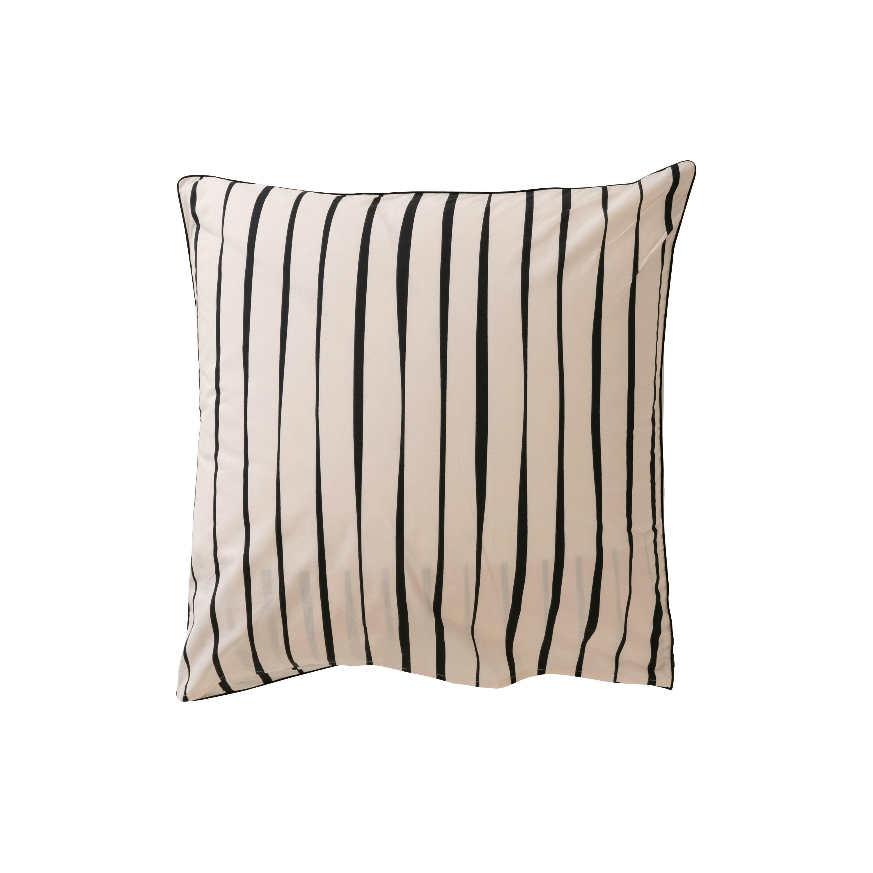 GISELE - Taie d'oreiller carré imprimé rose 64 x 64 cm