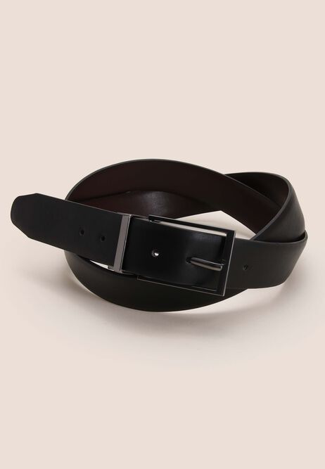 Mens Black & Brown Reversible Belt