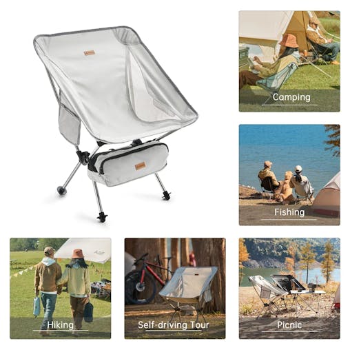 NNEOBA Folding Chair Ultralight Detachable