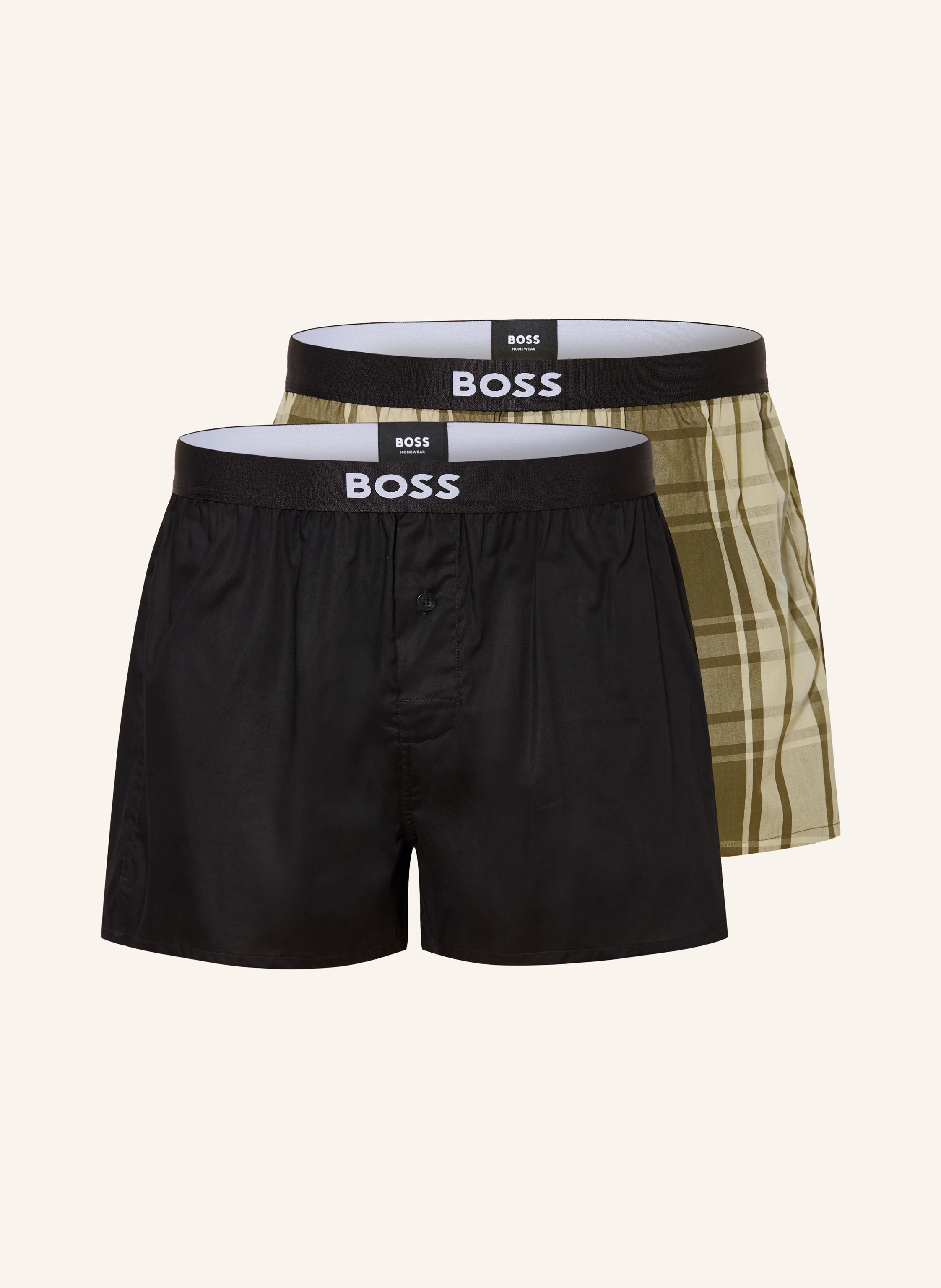 BOSS 2er-Pack Web-Boxershorts