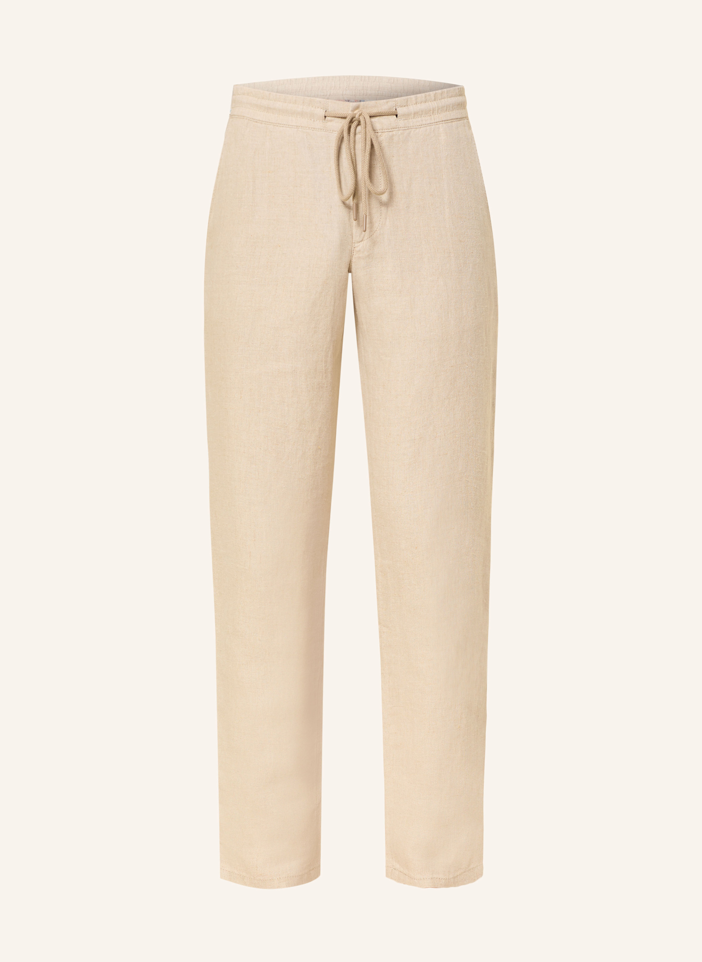 ALBERTO Leinenhose HOUSE im Jogging-Stil Tapered Fit