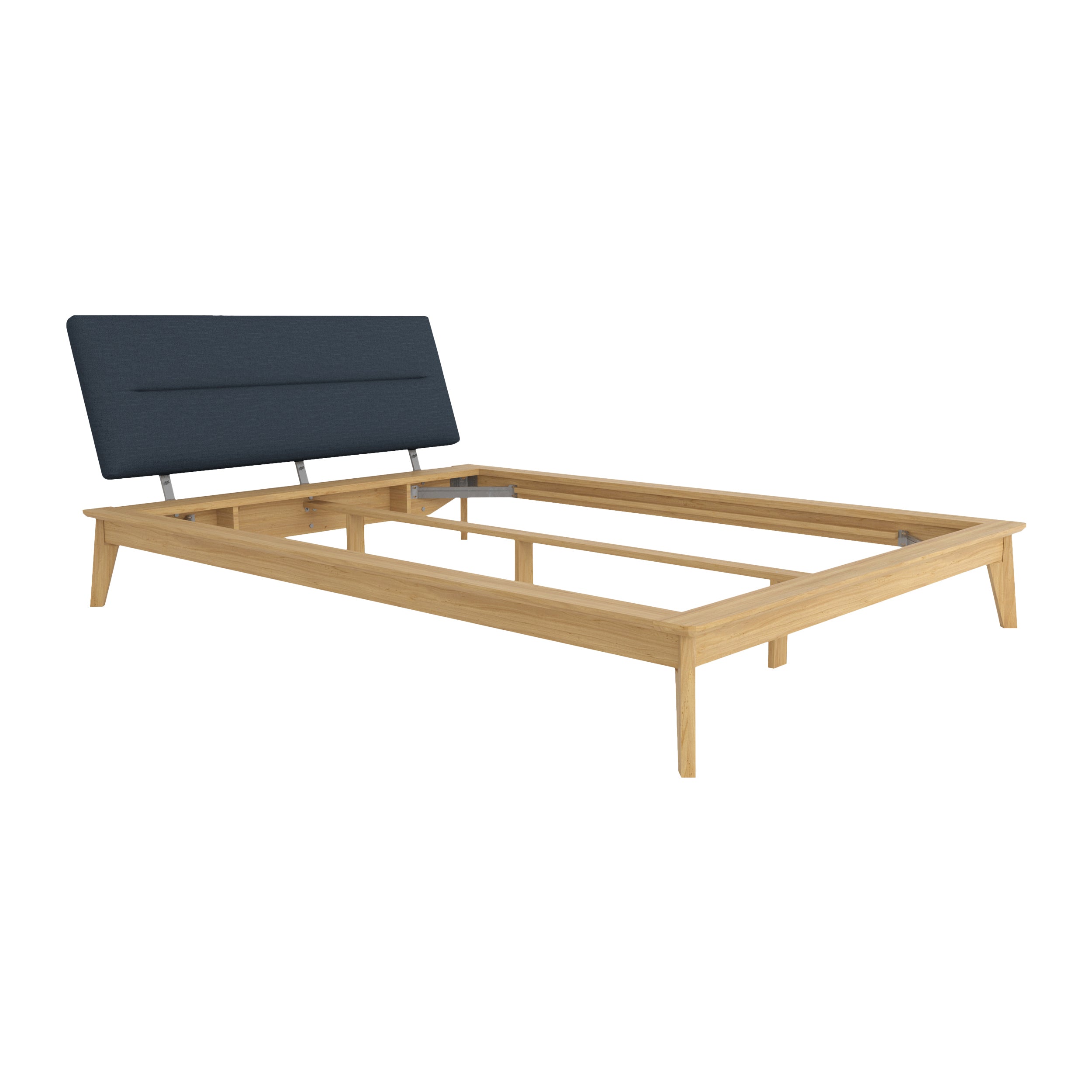 by fonQ Norre Bedframe 140 x 200 cm - Marineblauw