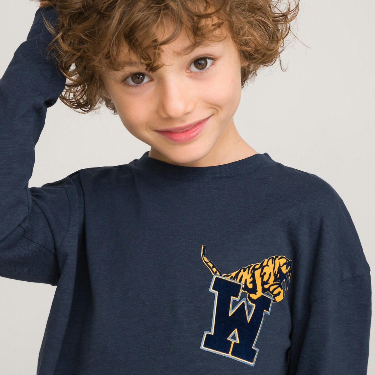 T-shirt manches longues, motifs campus