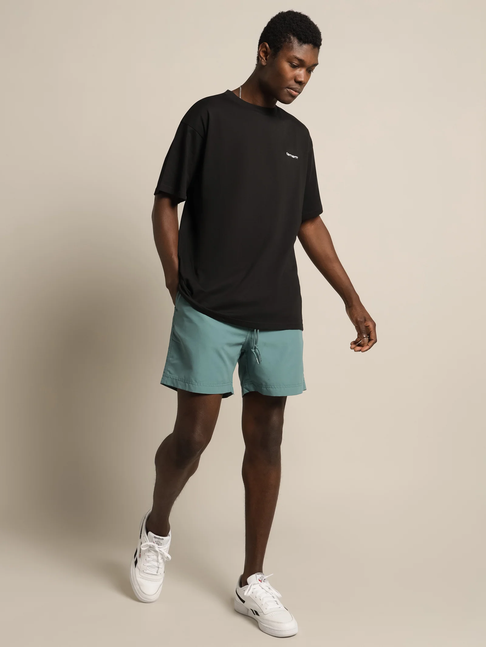 Short Sleeve Embroidered Script T-Shirt