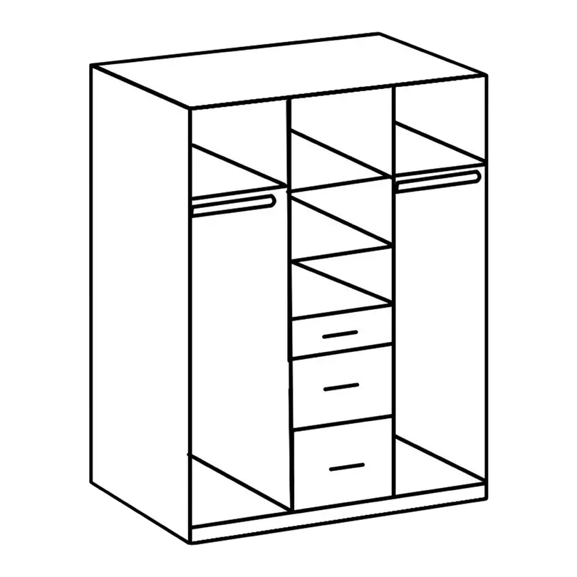 Drehtürenschrank Cariba-3767