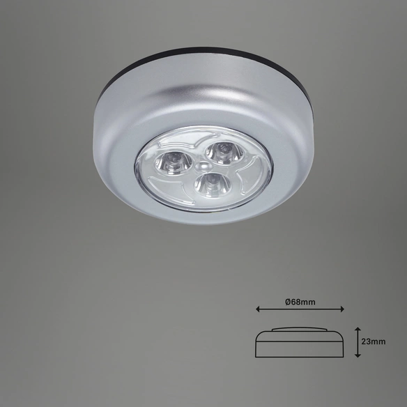 LED-Drücklicht »FIRE«, ∅: 6,8 cm, Höhe: 2,3 cm