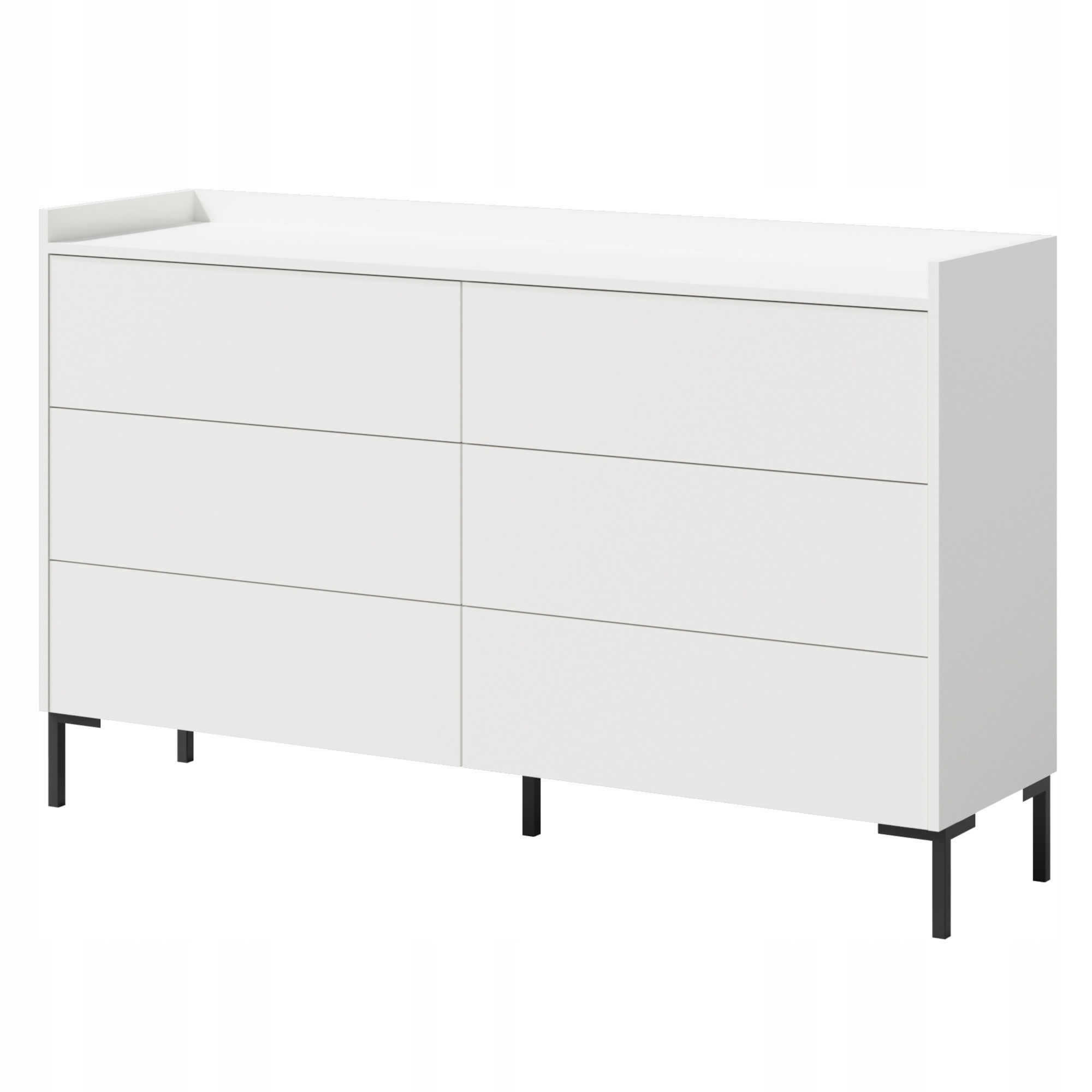 Komoda z szufladami Liam 6S 150 Biała