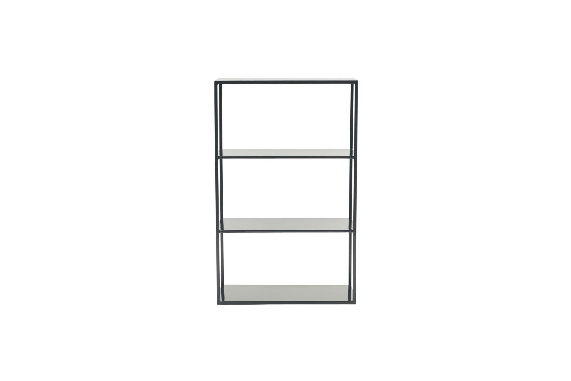 MODEL - Étagère large en métal noir