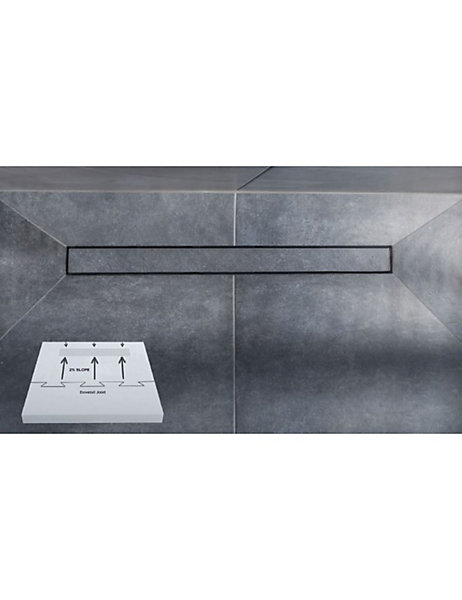 Caniveau de douche BOARD FRAMELESS 120x120 cm-Acier inoxydable--55.00 --Acier inoxydable