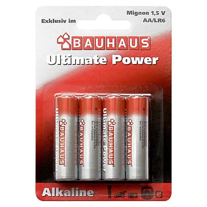 BATTERI ALKALISKT AA LR6 4-PACK