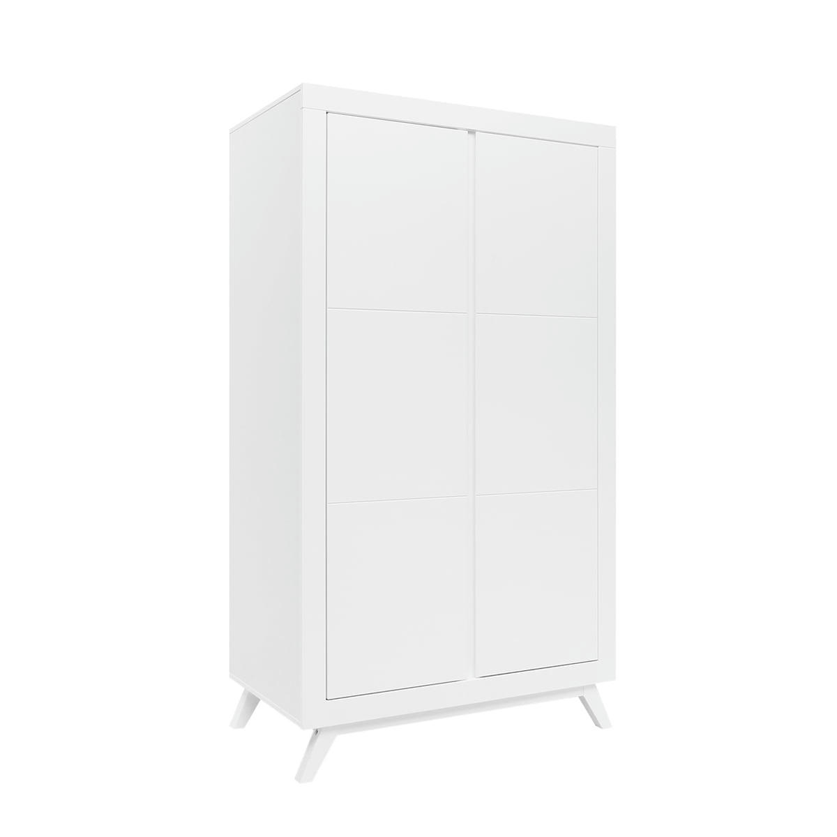 ANNE - Armoire 2 portes blanc