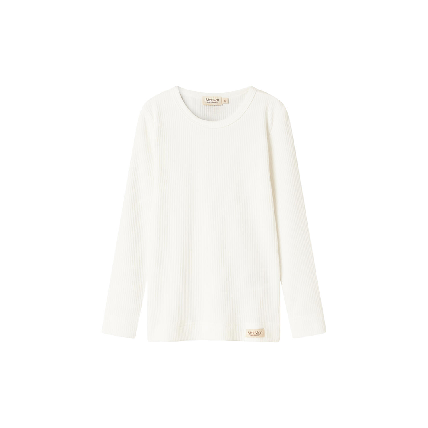 Plain Tee LS T-shirt, gentle white