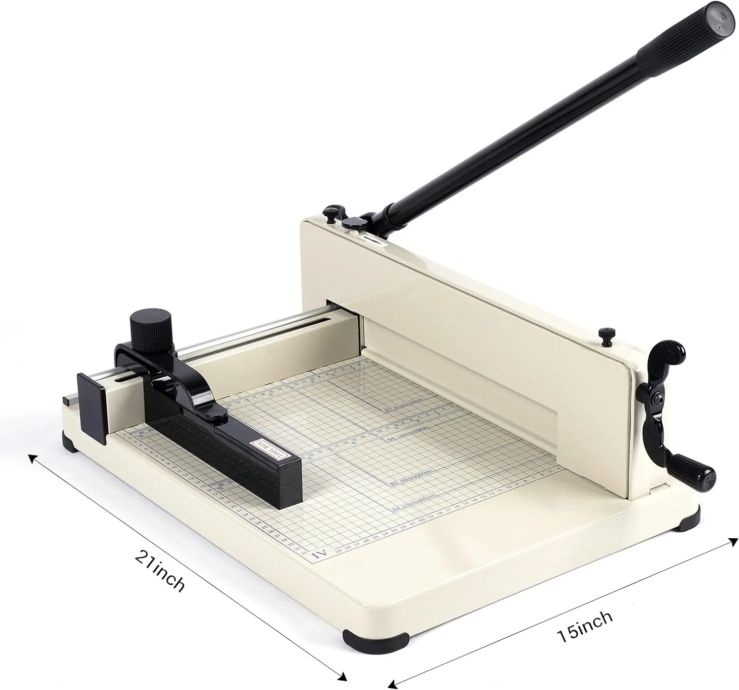 Heavy Duty Paper Cutter,12 inch Guillotine Paper Cutter,Guillotine Paper Cutters and Trimmers Cards Leather with Metal Base for Office Home School (Black, a4)(a4/Black)