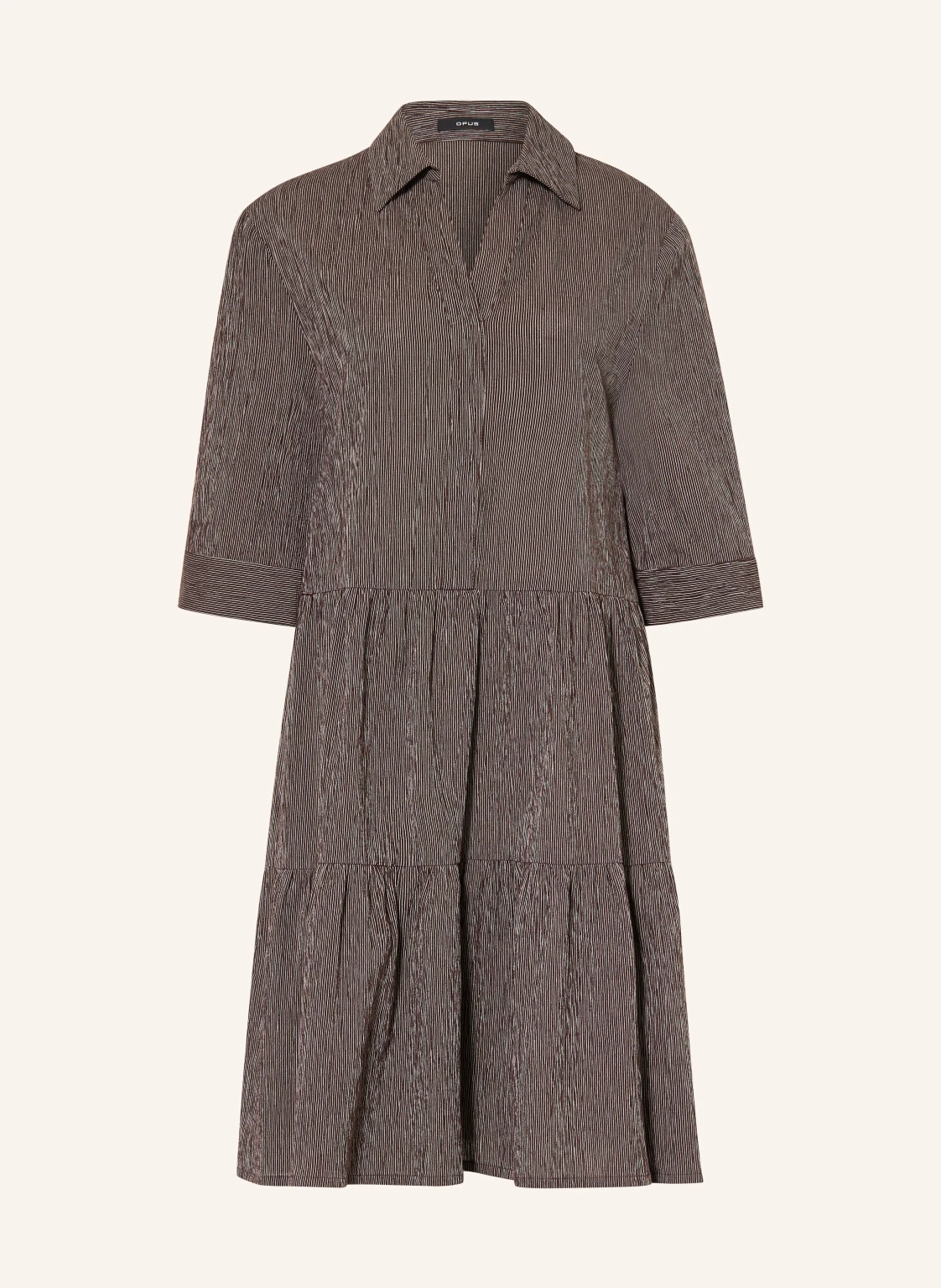 OPUS Hemdblusenkleid WOTILLI mit 3/4-Arm