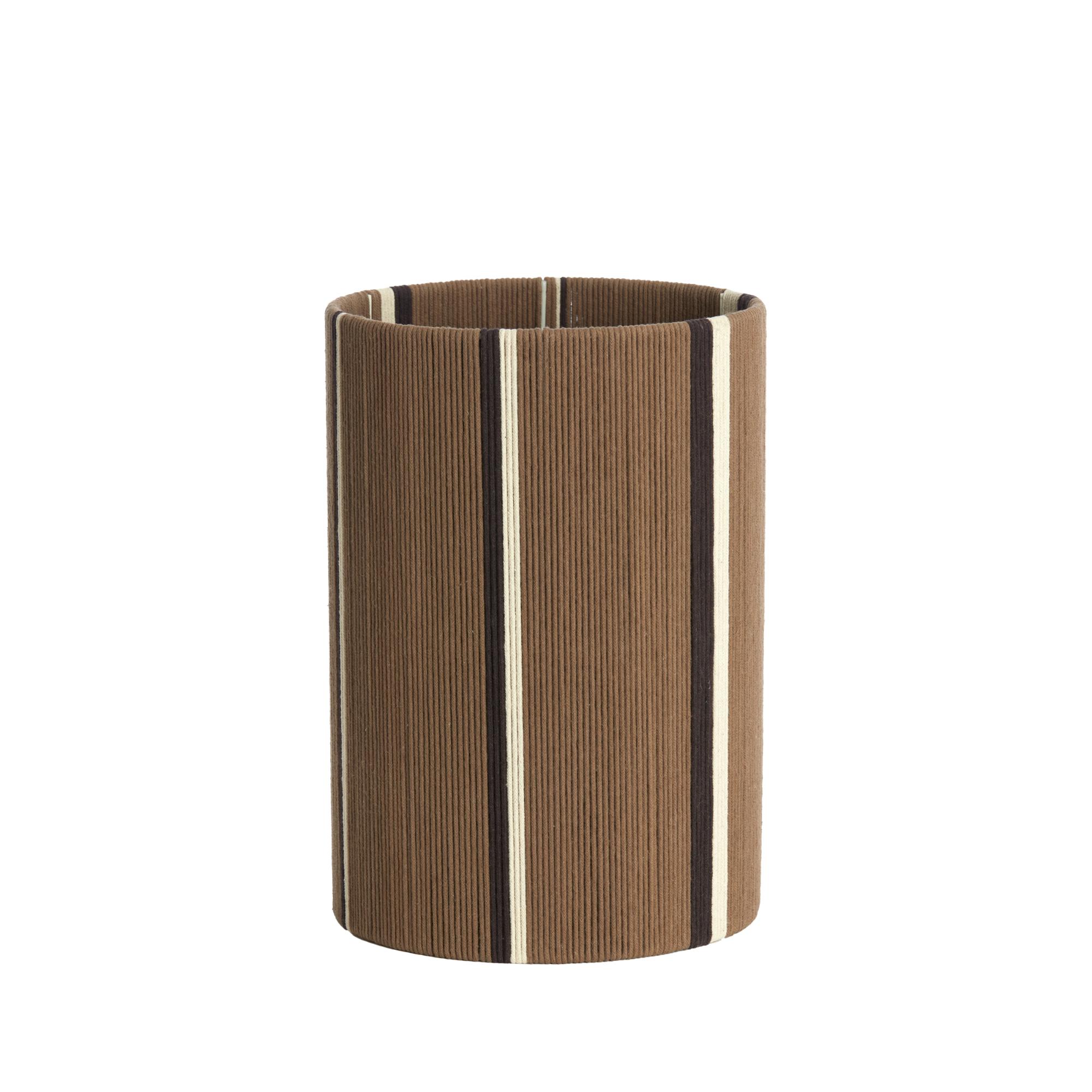 Light & Living lampenkap Medan - bruin - 25x25x36cm