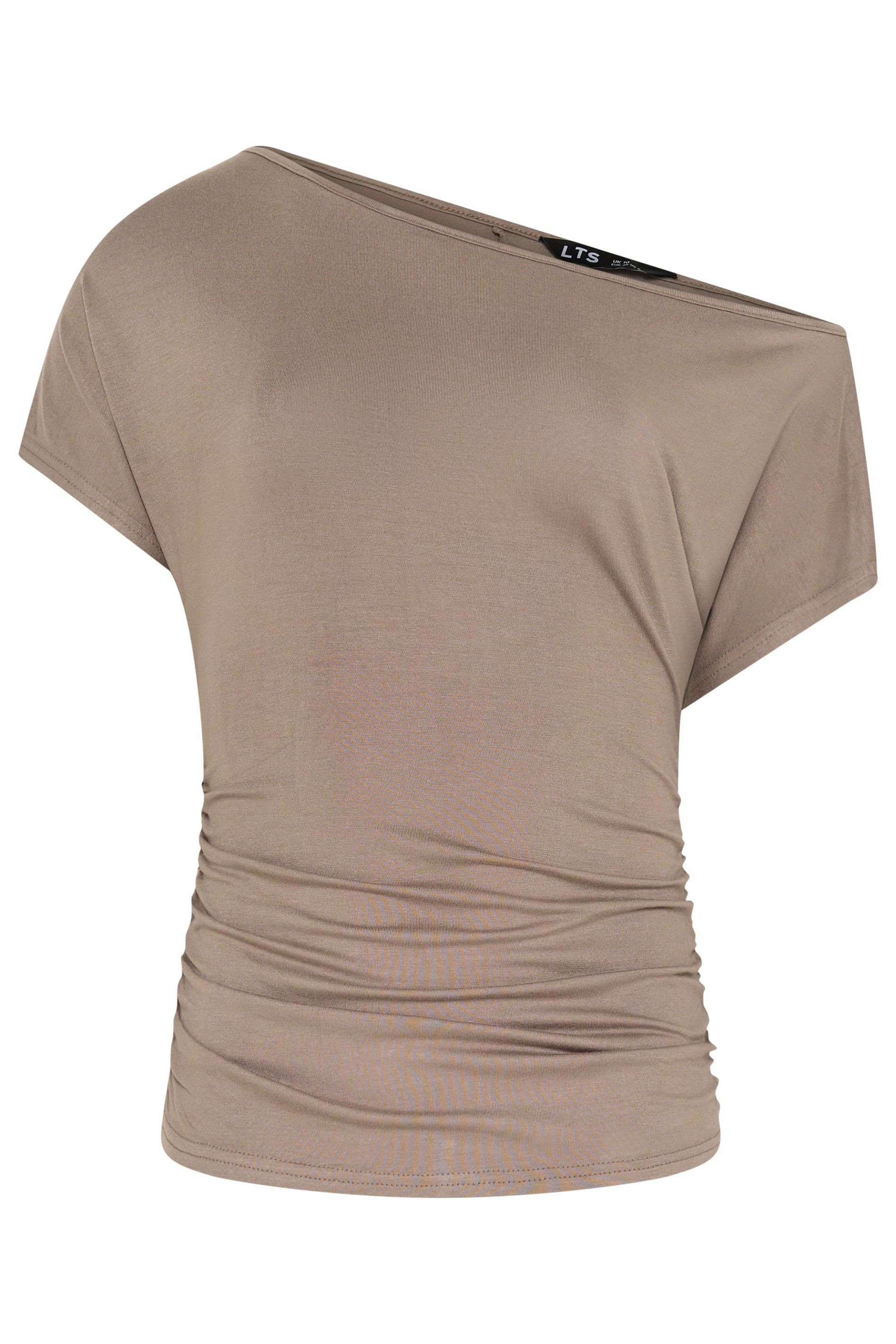 Long Tall Sally Tall Off Shoulder Ruched Top