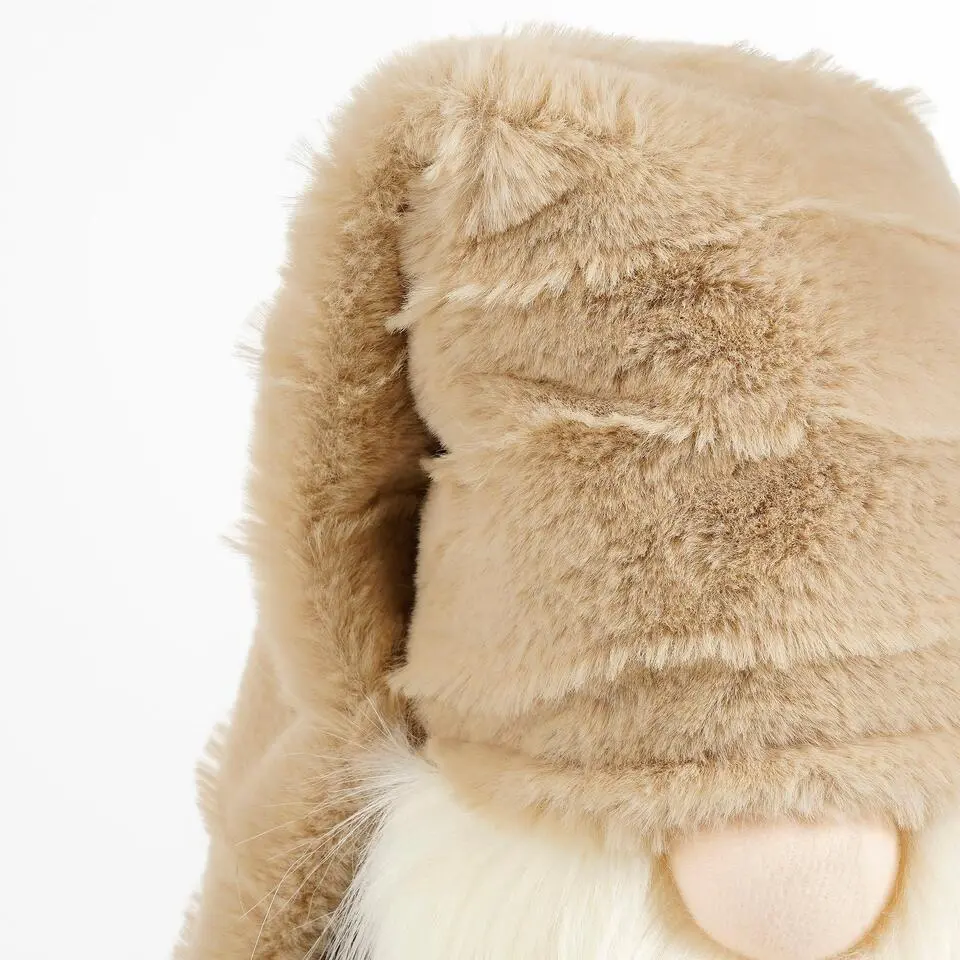 Mica Decorations Decoratie gnoom bruin - l19xb16xh54cm