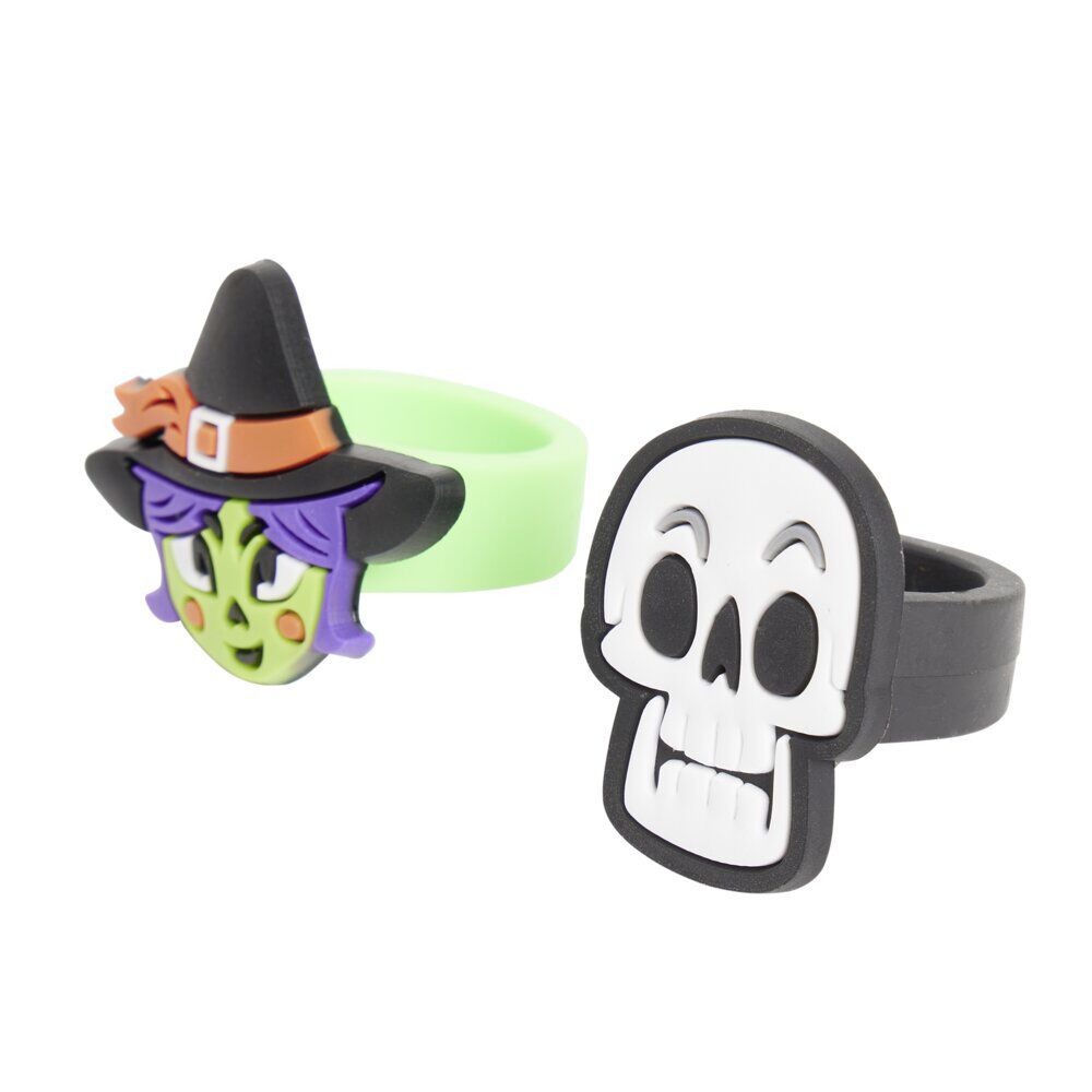 Bague Halloween plastique x2 (2 modèles)